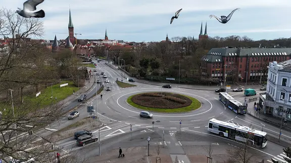 Der Lindenteller in Lübeck.
