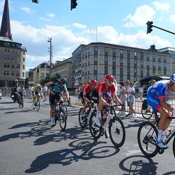 Die Profis bei den Cyclassics 2022 in Hamburg.
