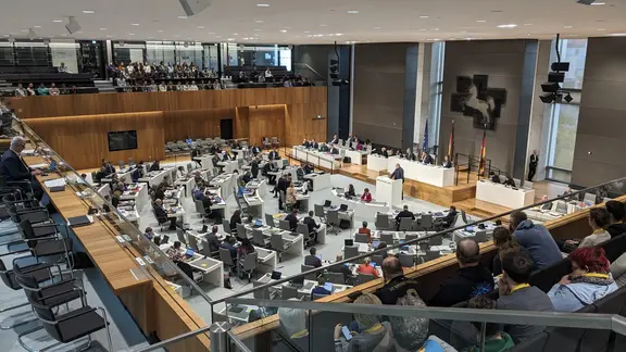 Plenum im niedersächsischen Landtag in Hannover.