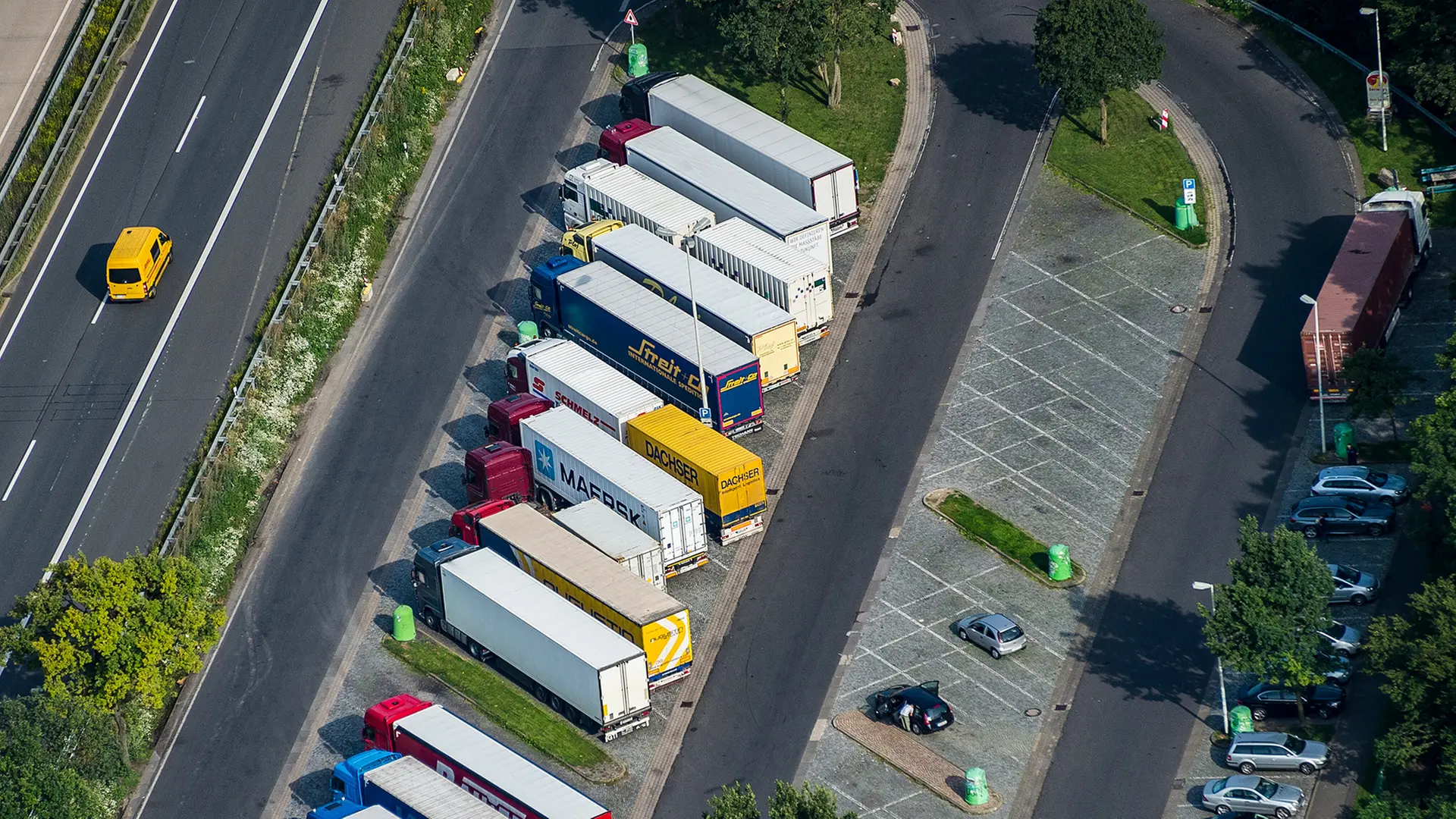 Erstaunlich Raststtten An Der A7 Richtung Sden Ebenbild