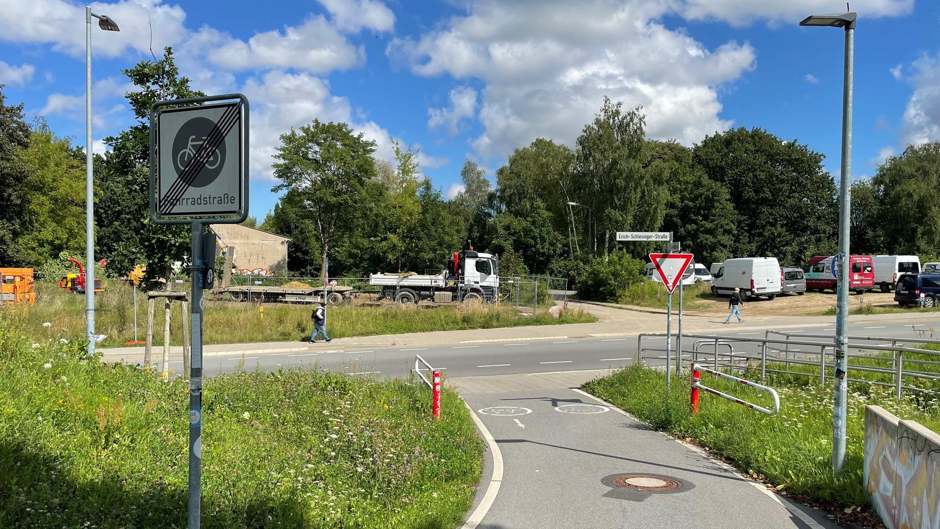 Rostock: Brücke für Fahrradstraße in die Innenstadt wird gebaut