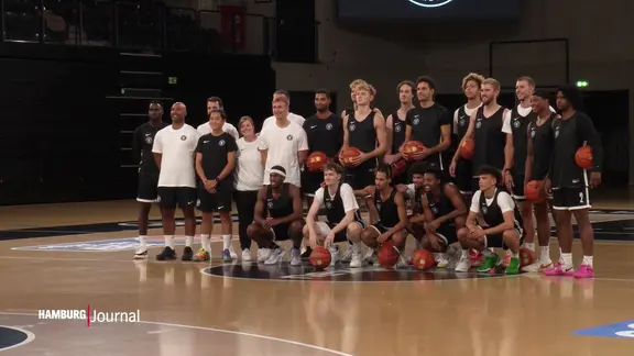 Die Basketballmannschaft "Hamburg Towers"