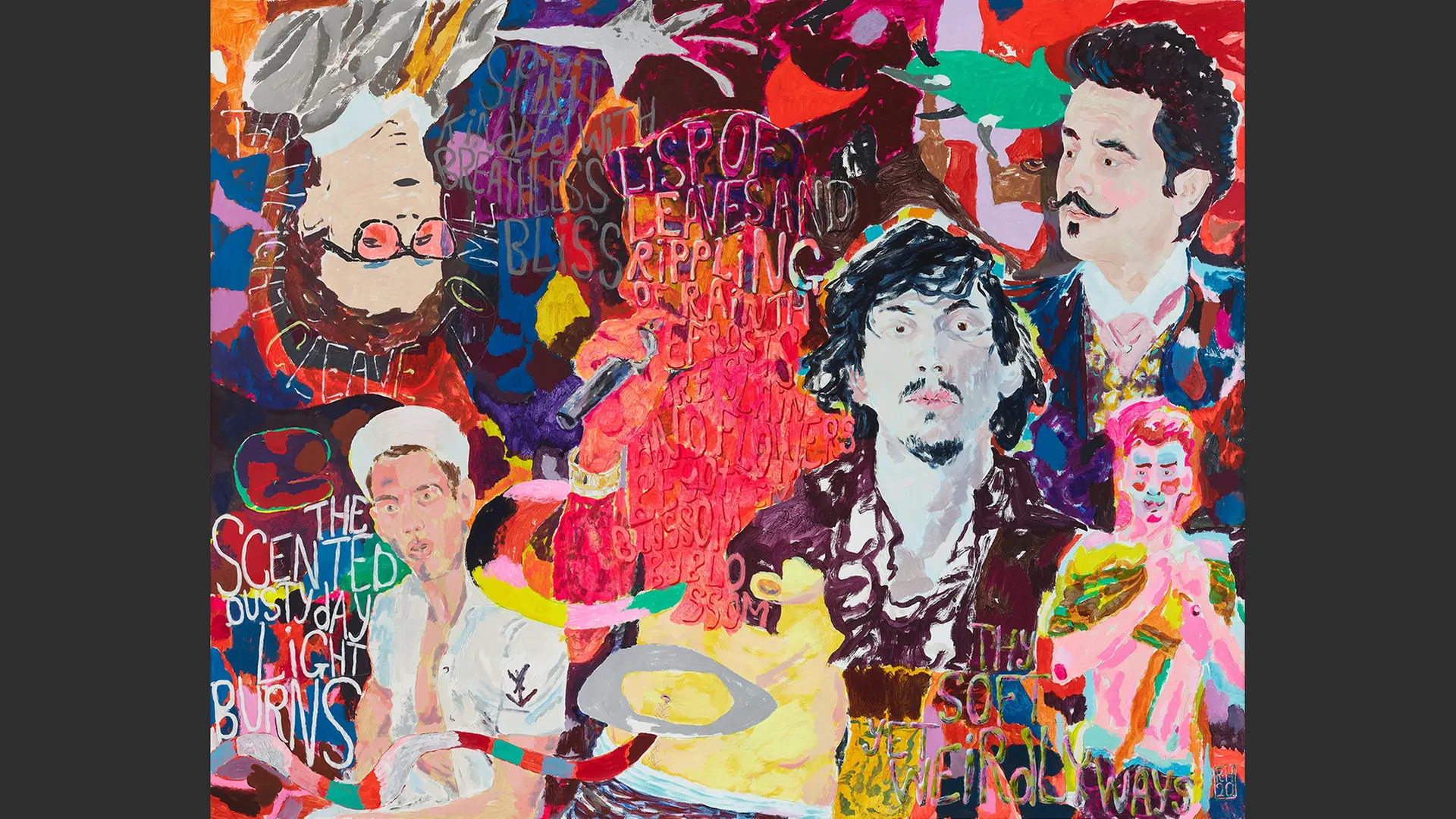 Malerei trifft KI: Richard Hawkins erfindet Collagenkunst neu