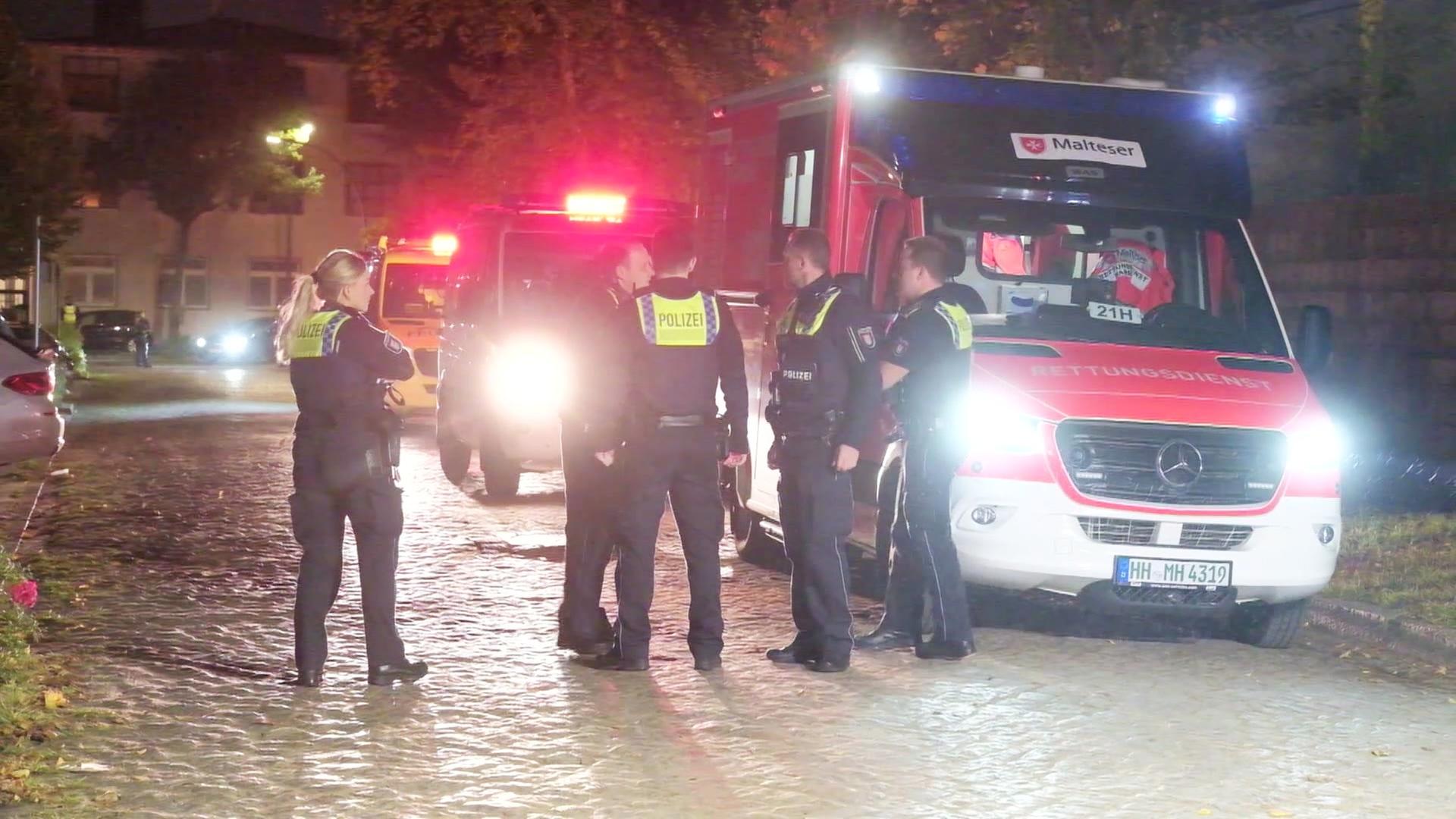 Schüsse in Wandsbek: Zwei Männer verletzt