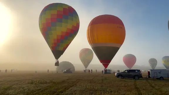 Wettfahrten bei der WM finden immer zum Sonnenaufgang oder - Untergang statt