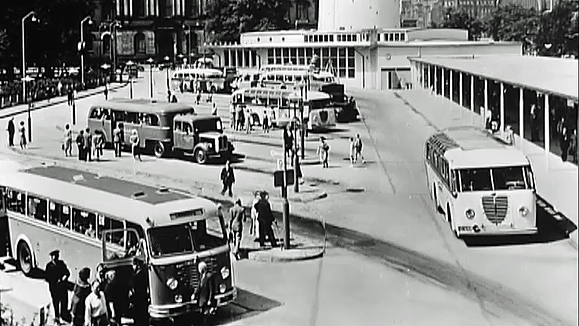 ZOB: 1951 entsteht ein modernes Verkehrszentrum für Hamburg