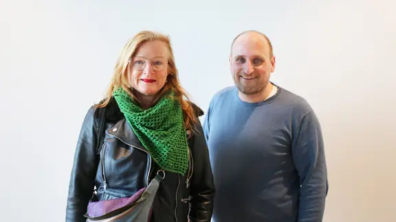 Daniel Kaiser und die Schauspielerin Nina Petri