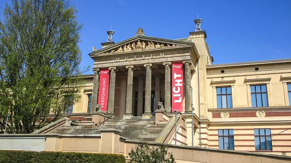 Das Gebäude des Schweriner Landesmuseums