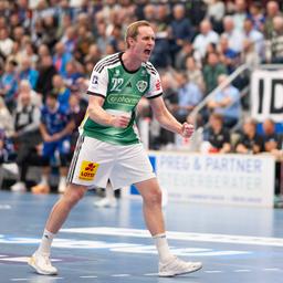 Jubel bei Marian Michalzik von der TSV Hannover-Burgdorf