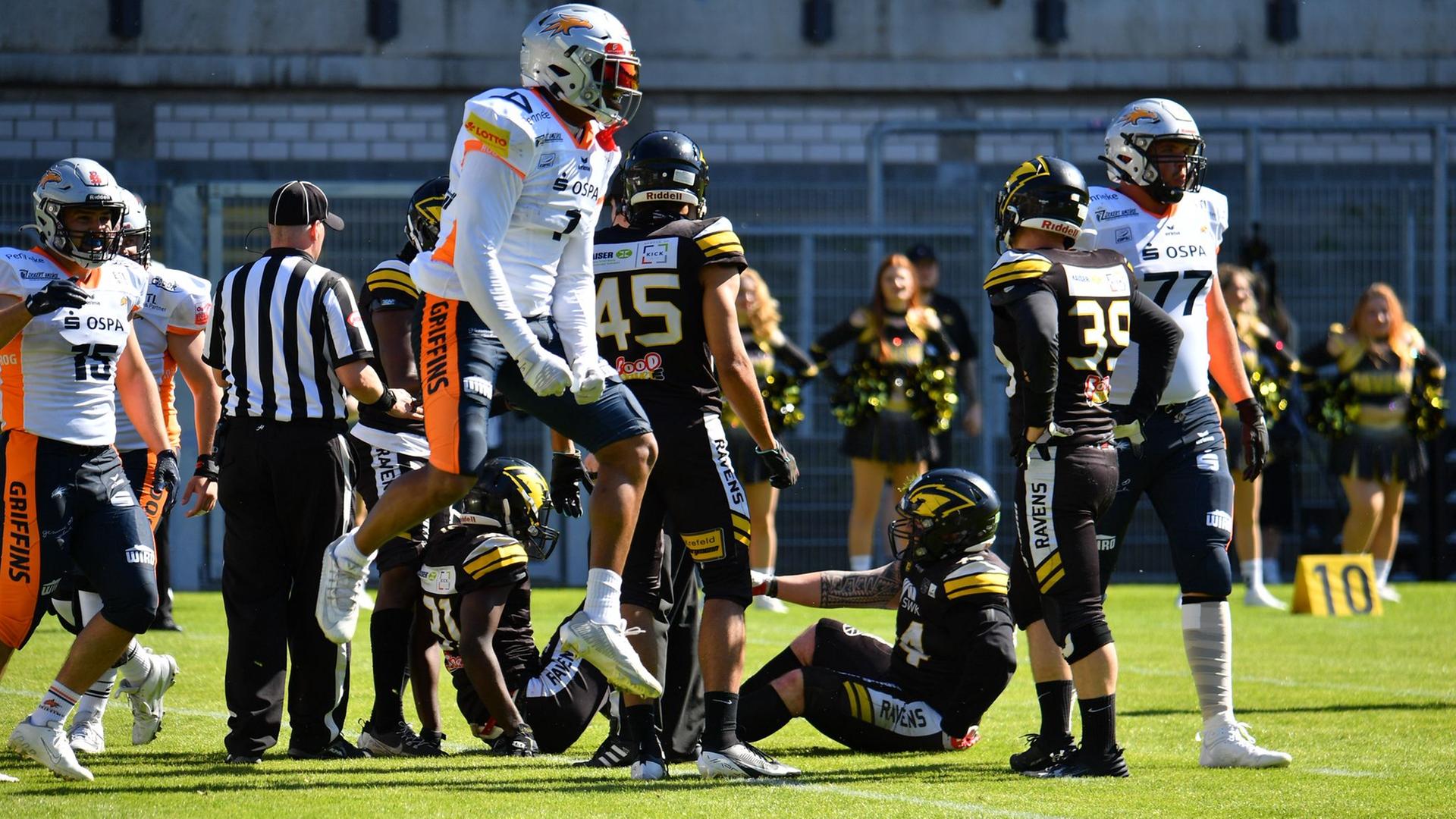 Rostocks American Footballer verpassen Erstliga-Aufstieg
