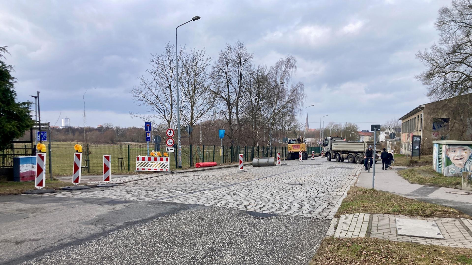 Neubrandenburger Straße in Rostock ist wieder frei