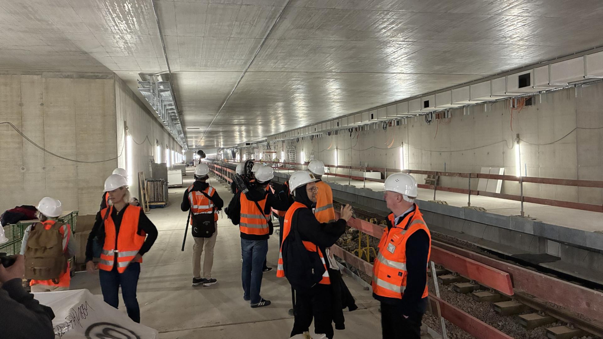 U4 zur Horner Geest: Wie sieht ein U-Bahn-Tunnel aus?