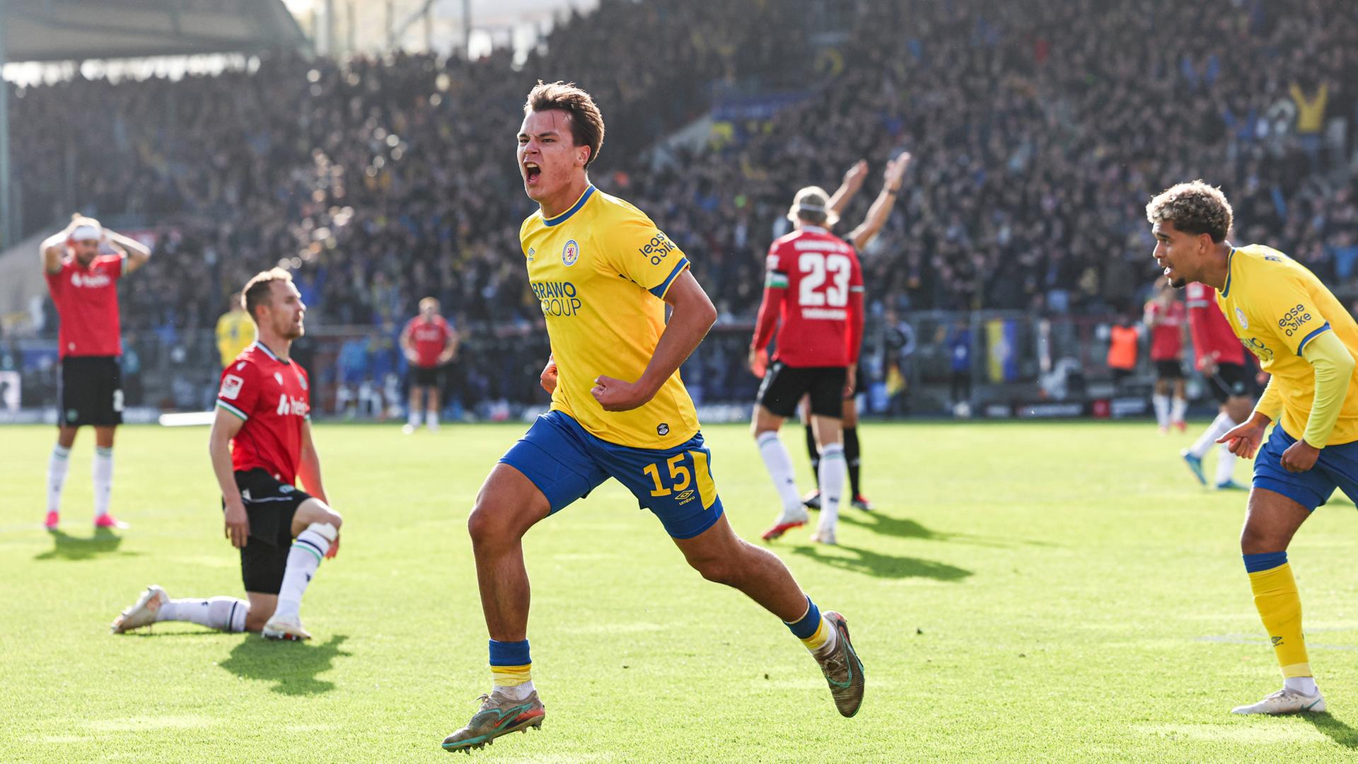 Eintracht Braunschweig gewinnt Niedersachsenderby gegen Hannover