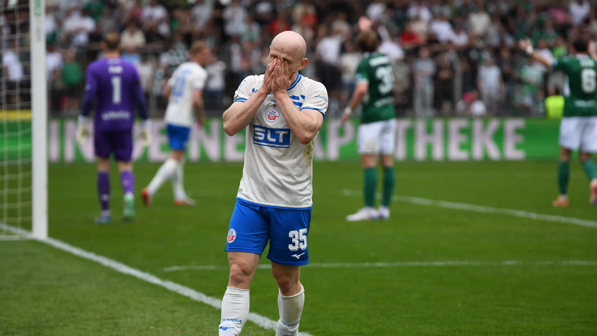 Rückschlag im Aufstiegsrennen: Hansa Rostock patzt in Schweinfurt