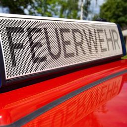 Ein Rettungswagen der Feuerwehr.