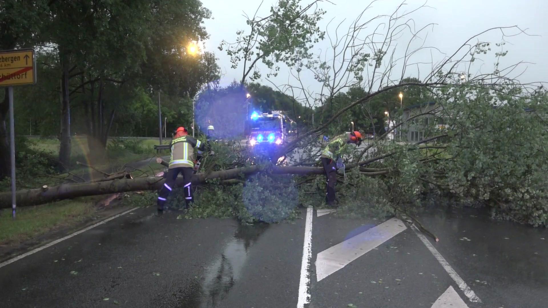 Erste Bilanz nach Gewitter und Sturm in Niedersachsen und Hamburg