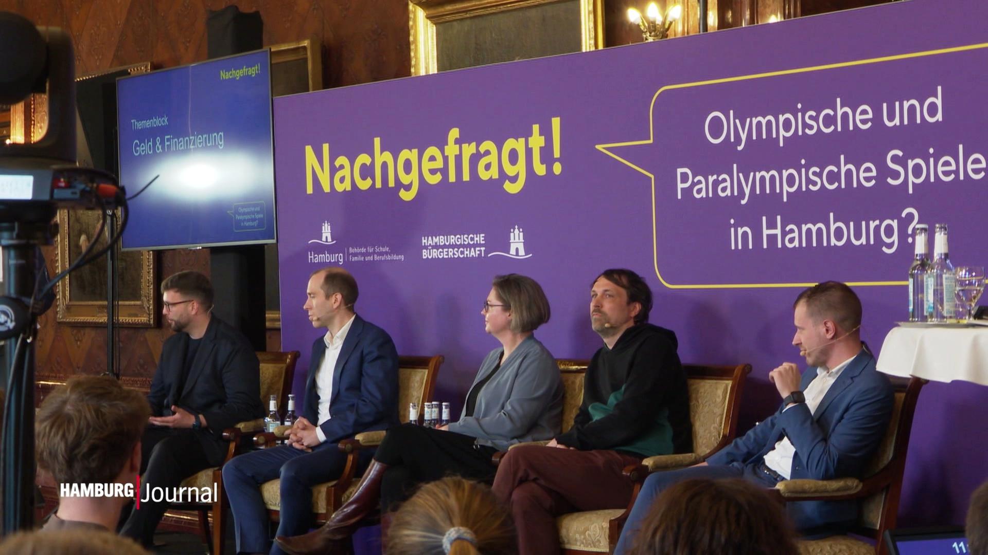 Olympiabewerbung: Schüler befragen Hamburger Politiker
