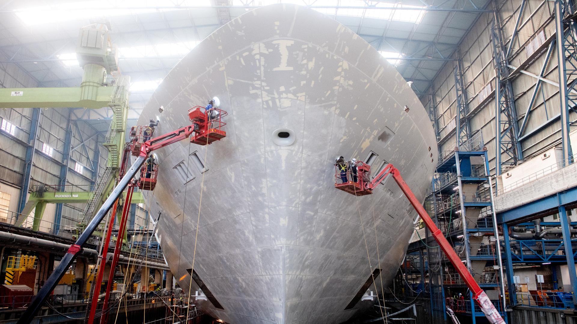 Bund unterstützt Werften mit Bürgschaften für Großaufträge