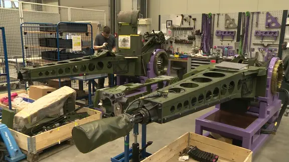 Waffenproduktion in Unterlüß bei Rheinmetall.
