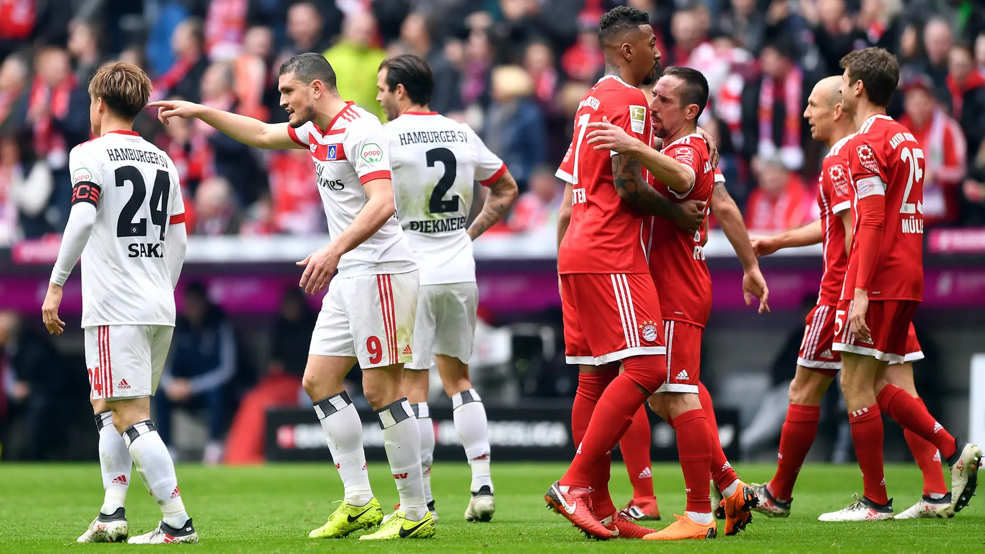 wo wird teilnehmer fc bayern münchen gegen hsv übertragen