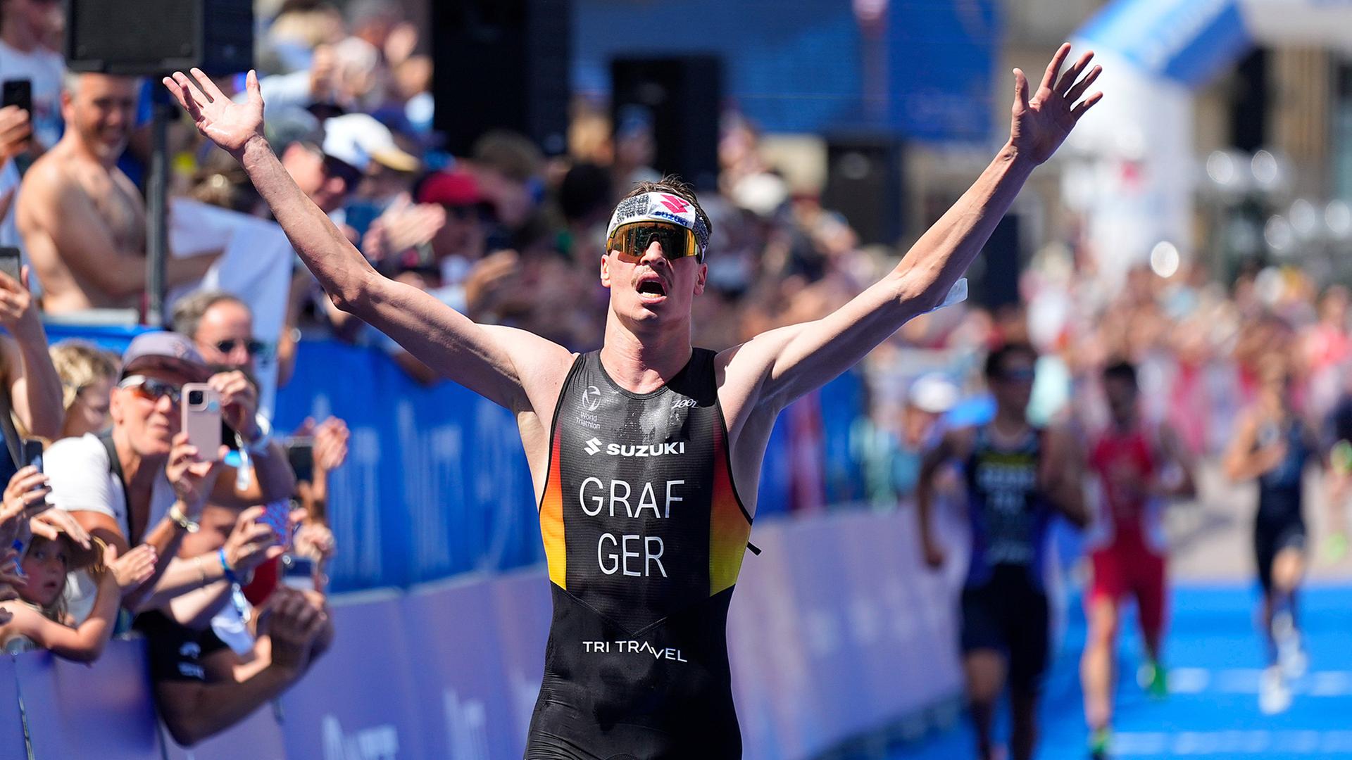 Graf wird bei Triathlon-Weltserie in Hamburg Dritter