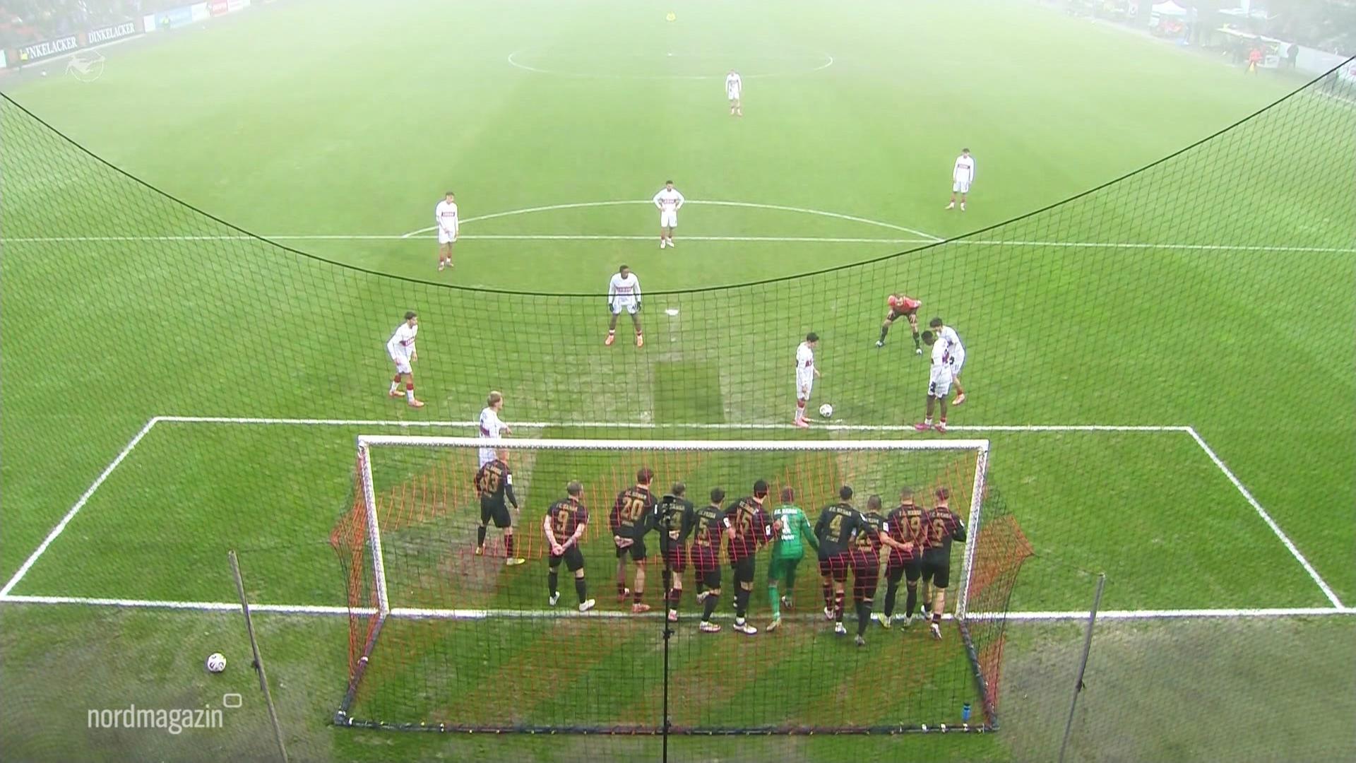 Hansa Rostock gewinnt gegen den VfB Stuttgart II