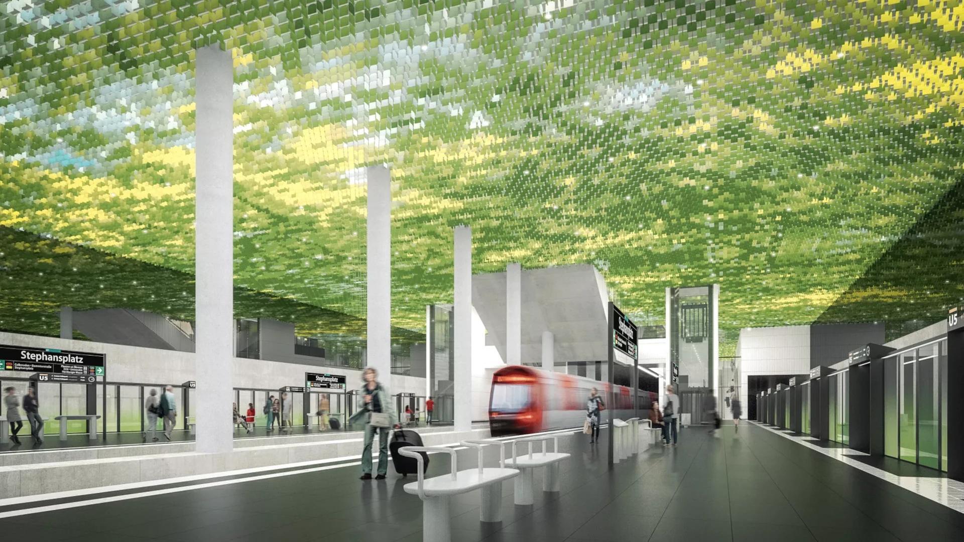 So soll die neue U-Bahn-Station Stephansplatz aussehen