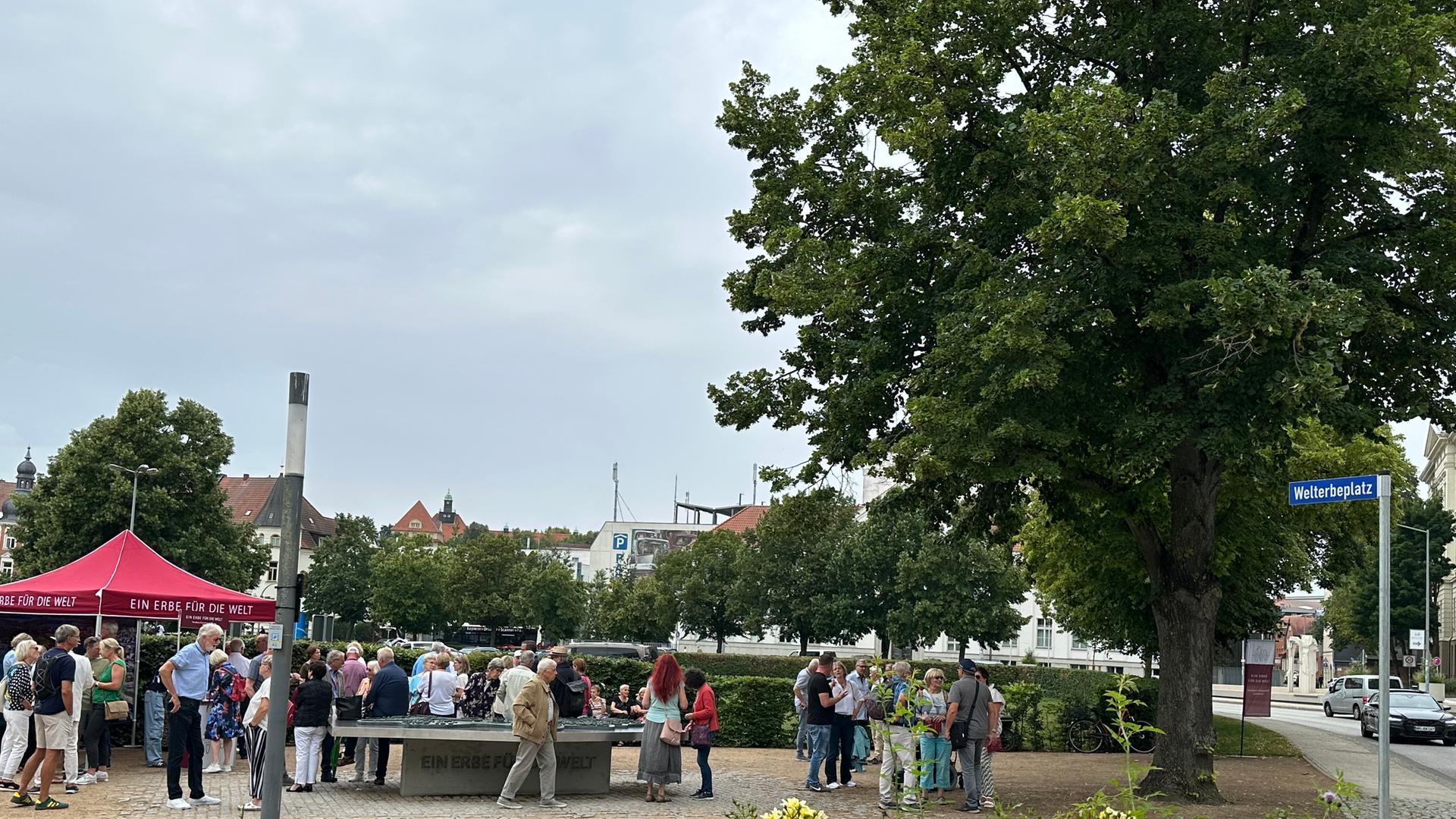 Schwerin: Welterbeplatz offiziell eingeweiht