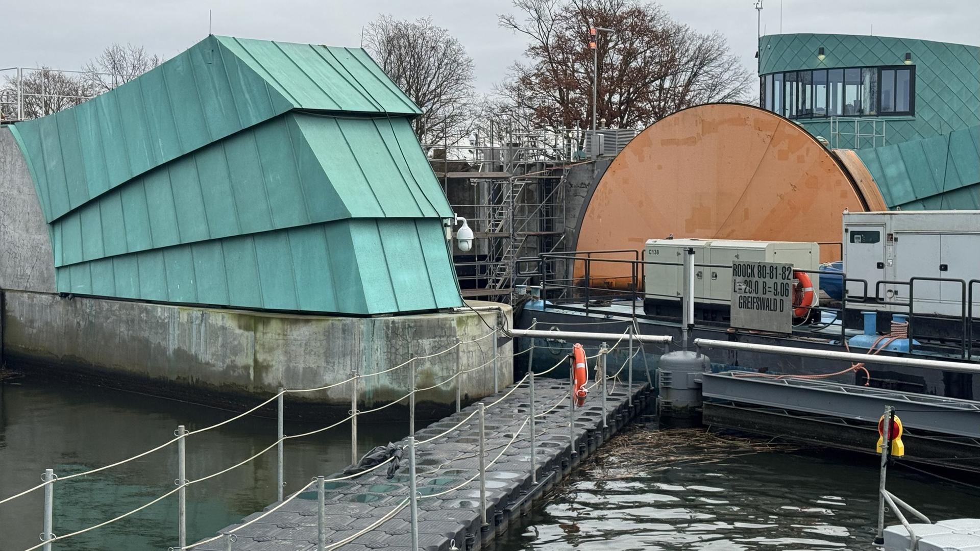 Greifswald: Arbeiten am Sperrwerk dauern noch länger