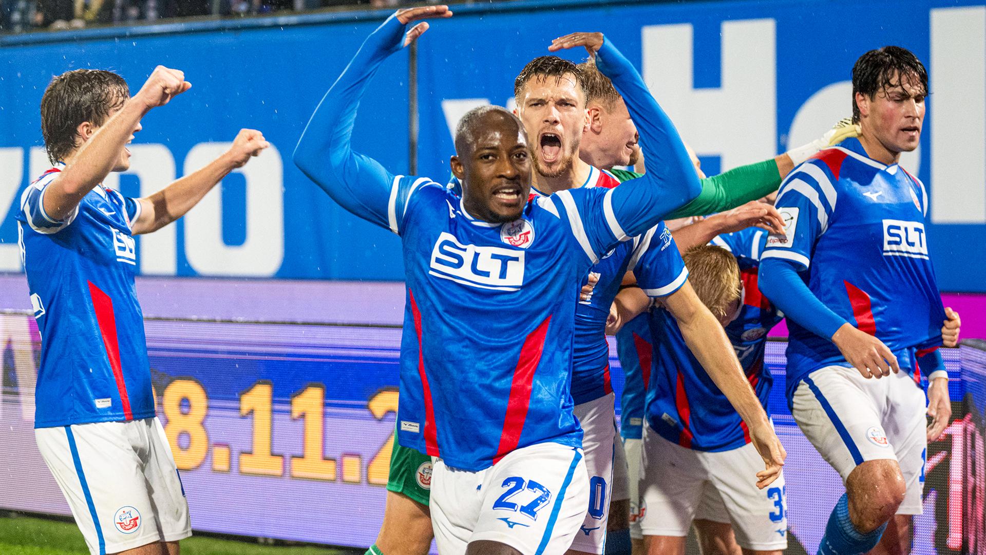 Ausgerechnet Kinsombi - Hansa Rostock gleicht gegen Verl noch aus