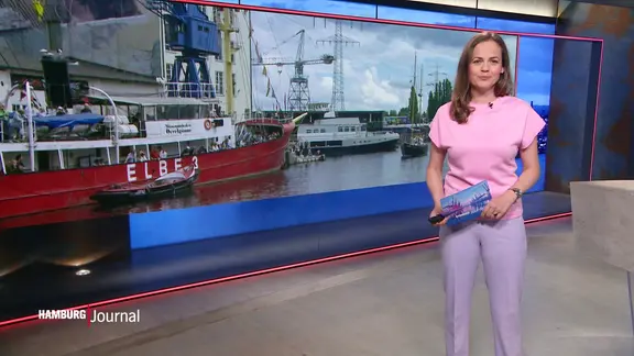 Harriet von Waldenfels moderiert das Hamburg Journal.