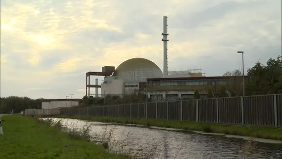 Das AKW in Brokdorf.