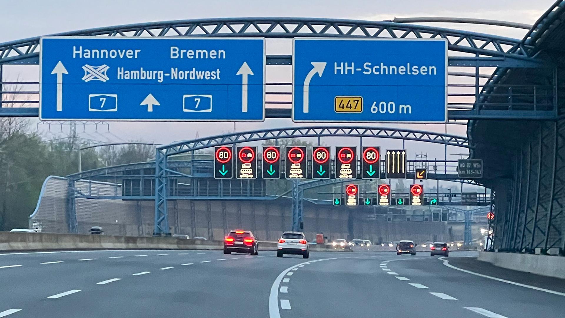 Autobahn 7 in Hamburg nach Wochenend-Sperrung wieder frei
