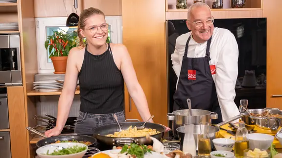 Lene Burfeindt, Landwirtin, und Rainer Sass