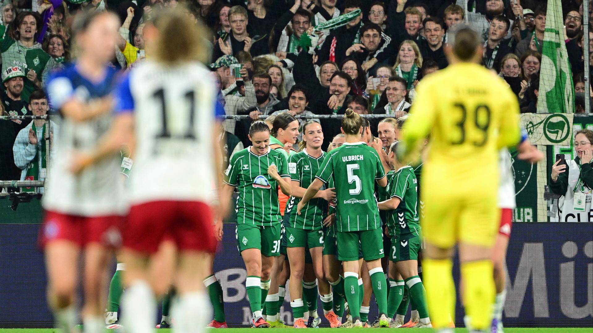 Werder-Frauen gewinnen erstes Bundesliga-Nordderby gegen HSV