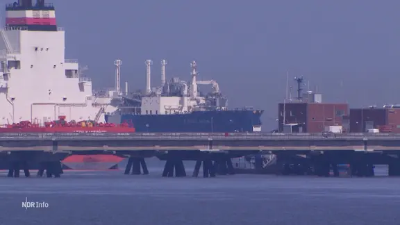 Das LNG-Schiff "Excelsior".