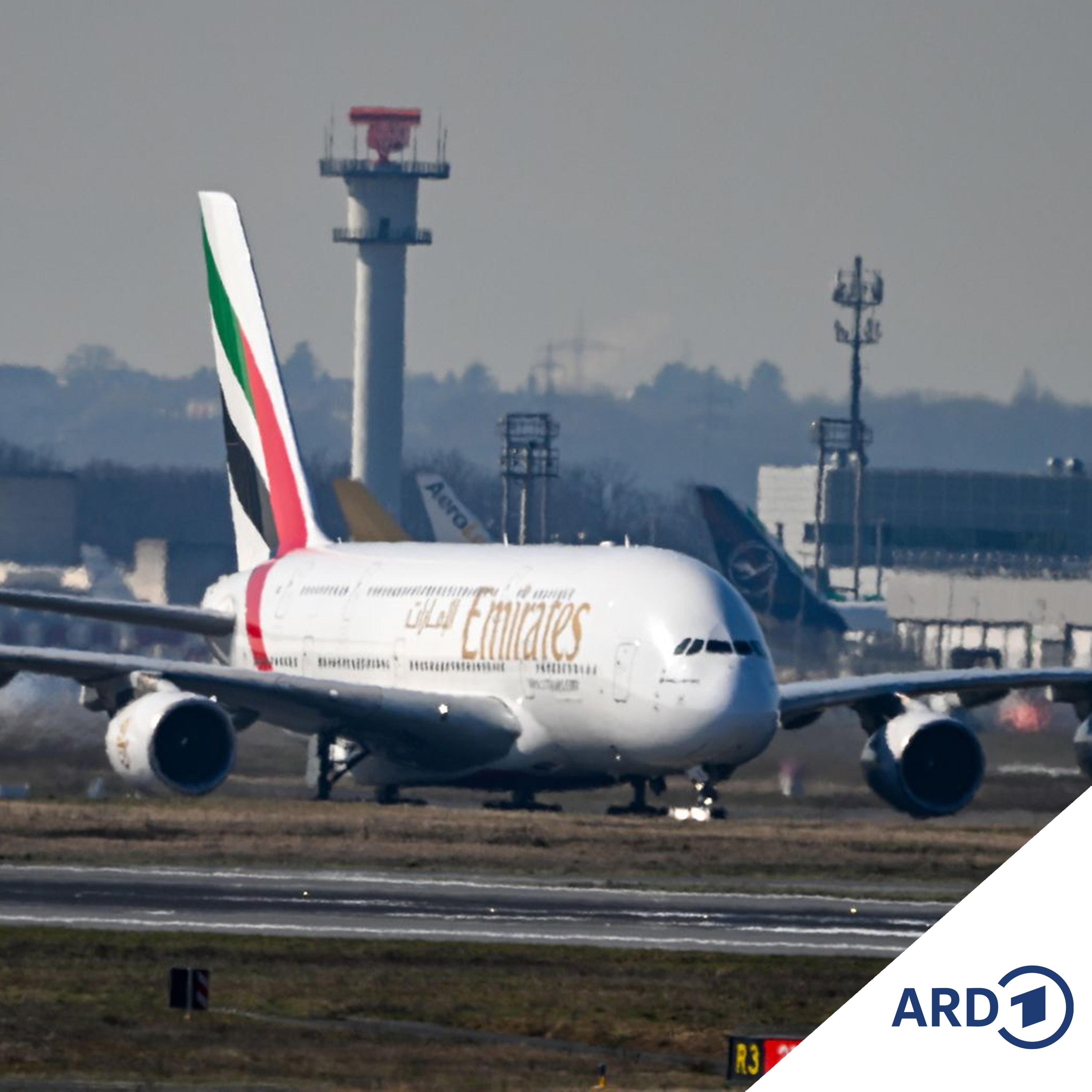 Erster Flug aus Dubai in Frankurt am Main gelandet
