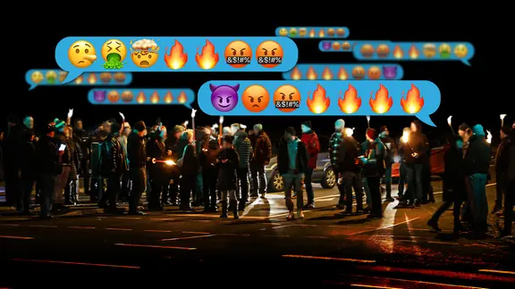 Drohungen auf Telegram