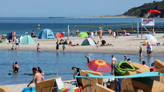 Sommerwetter an der Ostsee