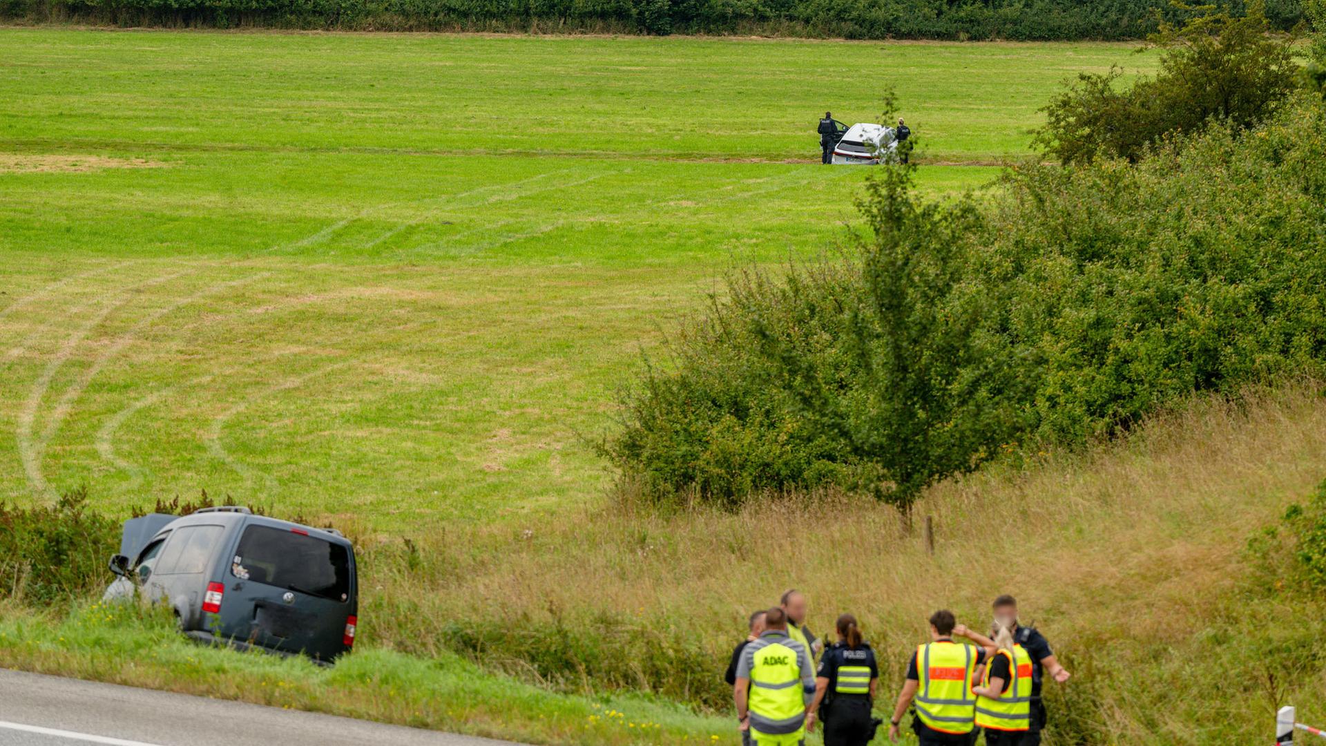 A7 bei Tarp: Polizei schießt bei Verfolgungsjagd auf Auto