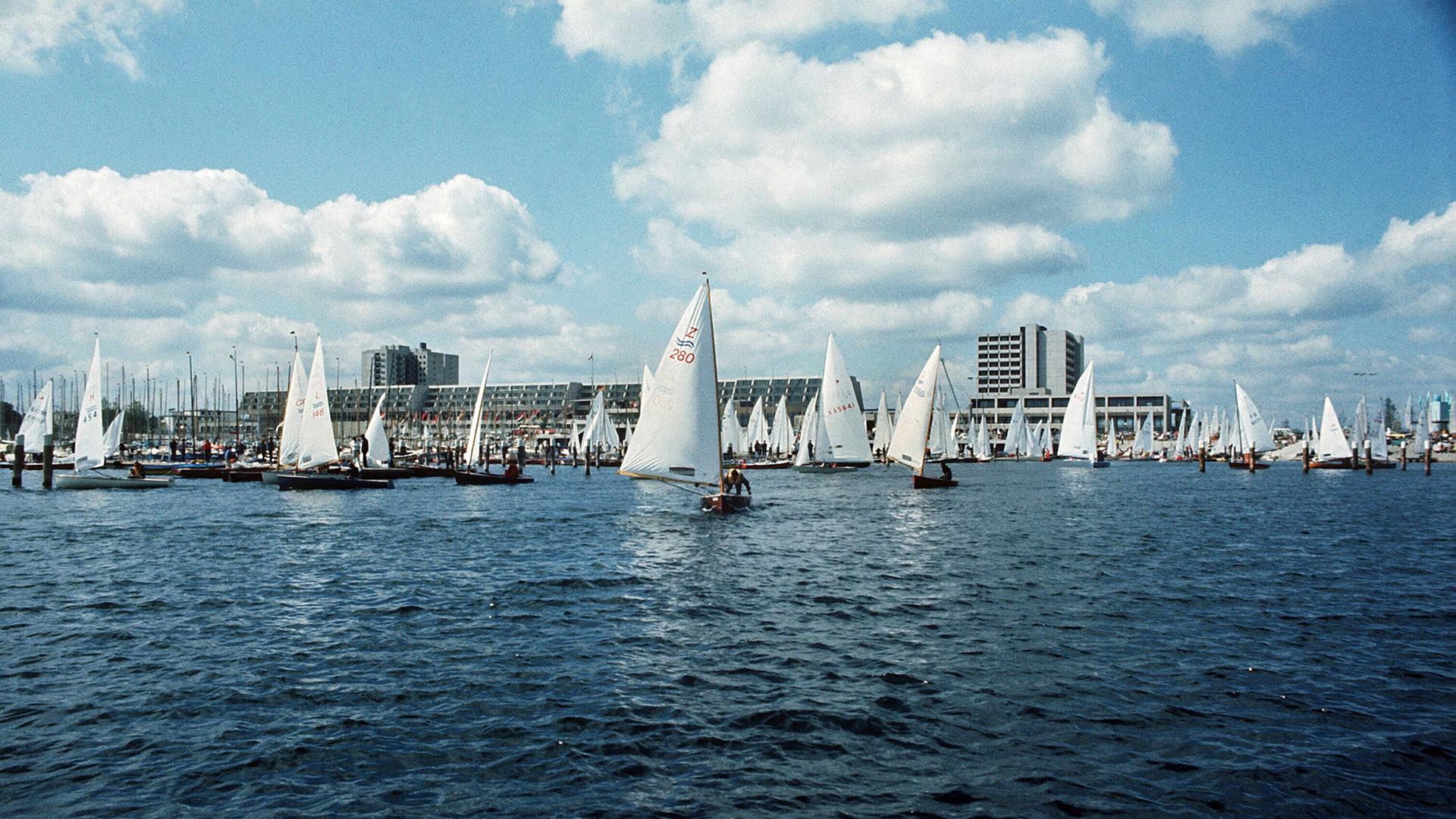 Olympia 1972 in Kiel: Fördestadt wird zum Segel-Mekka