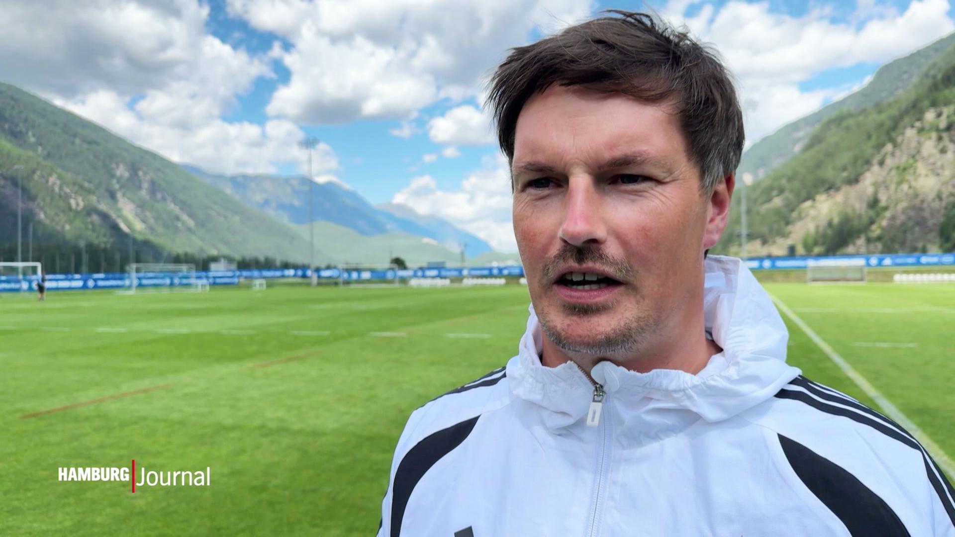 HSV-Trainer Merlin Polzin.  | Screenshot