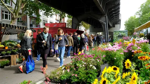 Der Isemarkt in Hamburg