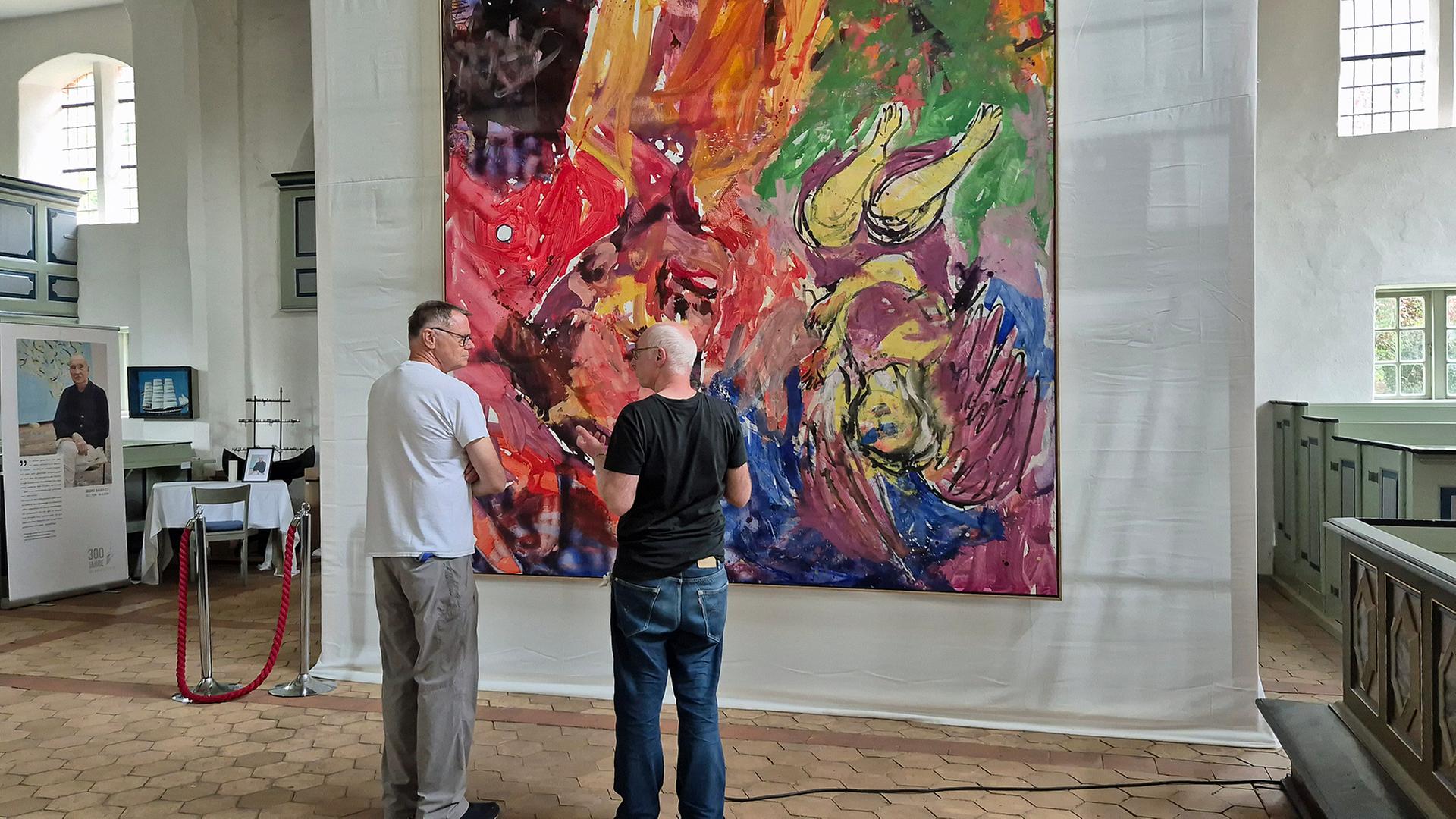 Baselitz-Gemälde an der Ostsee: "Kurz, aber heftig"