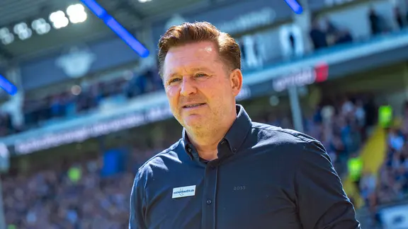 Magdeburgs Trainer Christian Titz