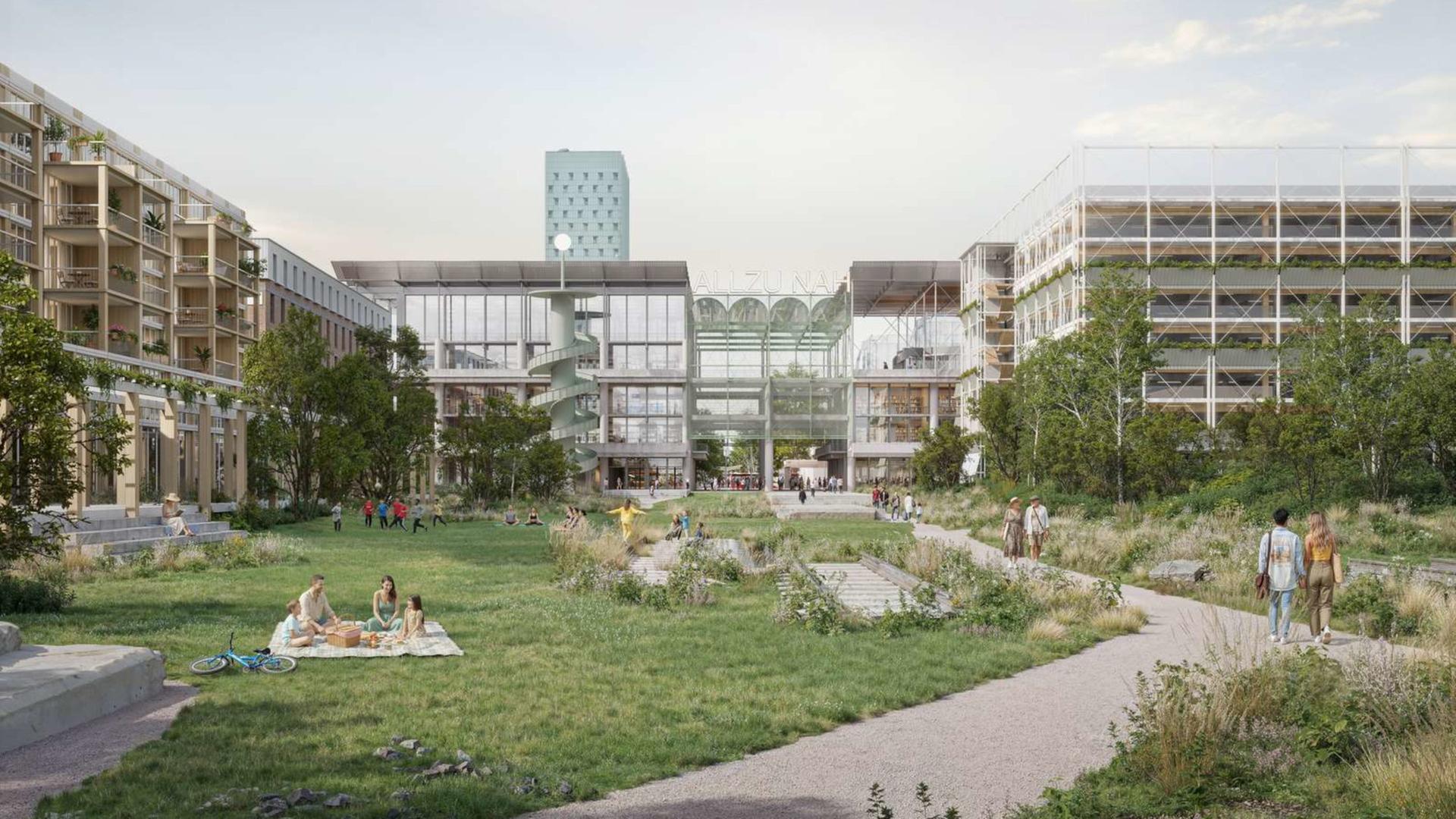 Architektenentwurf Altonaer Bahnhof.  | NOTO studio erde 