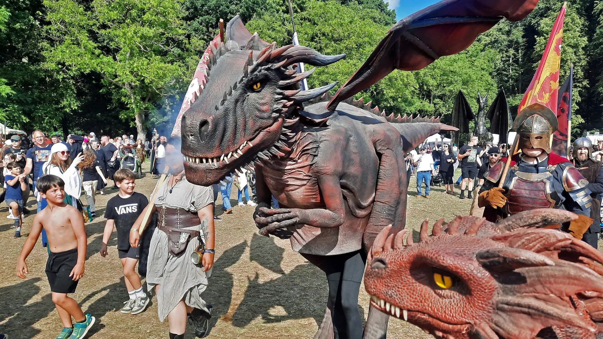 Drachen, Met und holde Maids: Mittelalterliche Reise in Bückeburg