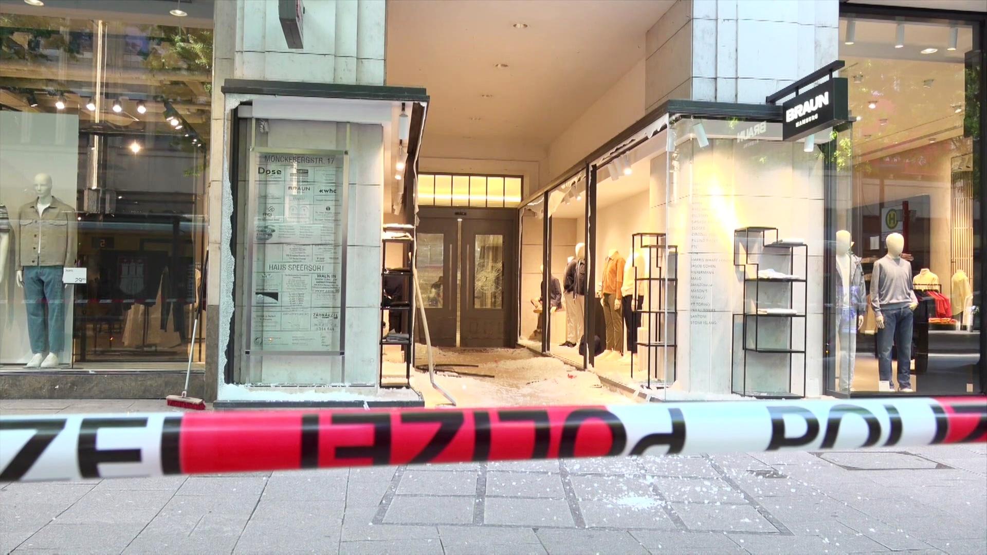 Explosion in Hamburger Innenstadt – vier Männer festgenommen
