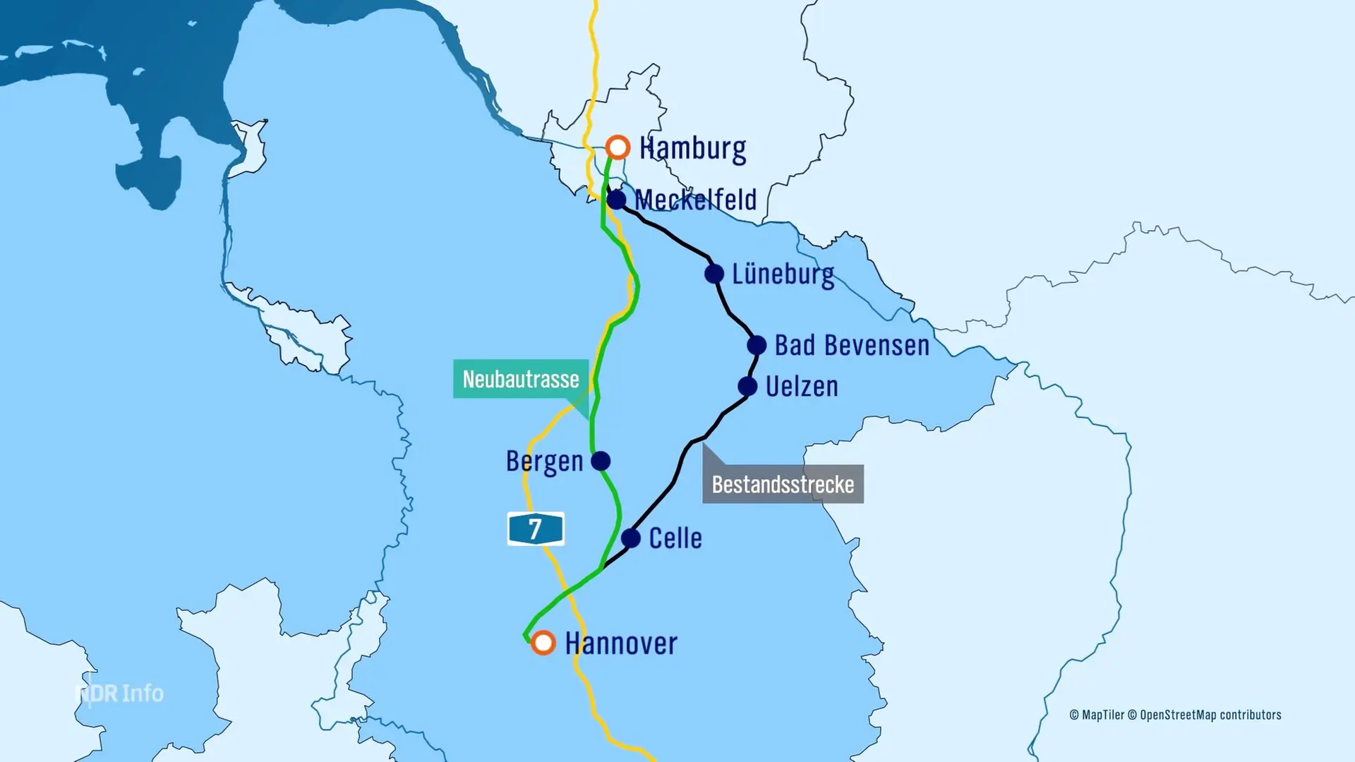Bundestag beschließt Neubau der Bahnstrecke Hannover-Hamburg | ndr.de