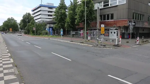 Die Göttinger Innenstadt nach Schüsse auf einen Polizisten